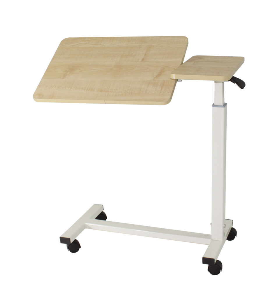 Tilting Overbed Table With Wheels