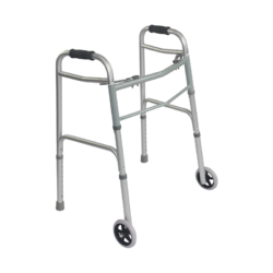 Wide Walking Aid With Wheels Folding