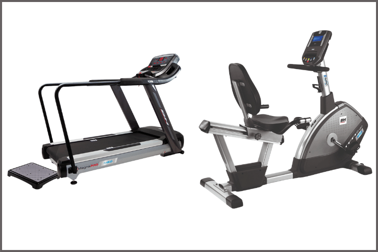 "rehablitation equipment such as treadmills, exercise cycle, recumbent bike,  medical cross trainer are available."